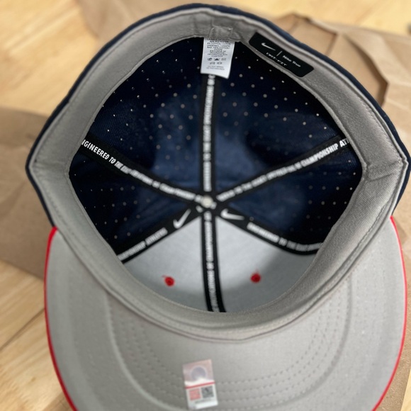 Nike Illinois Fighting Illini Navy and Red Patriotic Hat - Picture 5 of 9